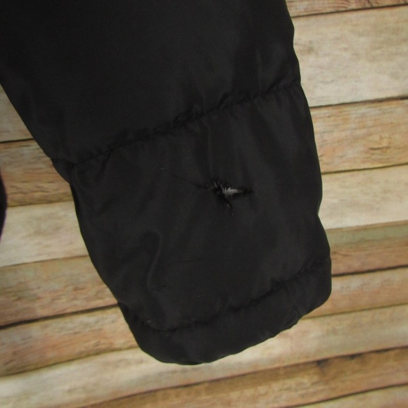 Eddie Bauer Black Zip Front Down Puffer Jacket Men's M - Picture 4 of 14